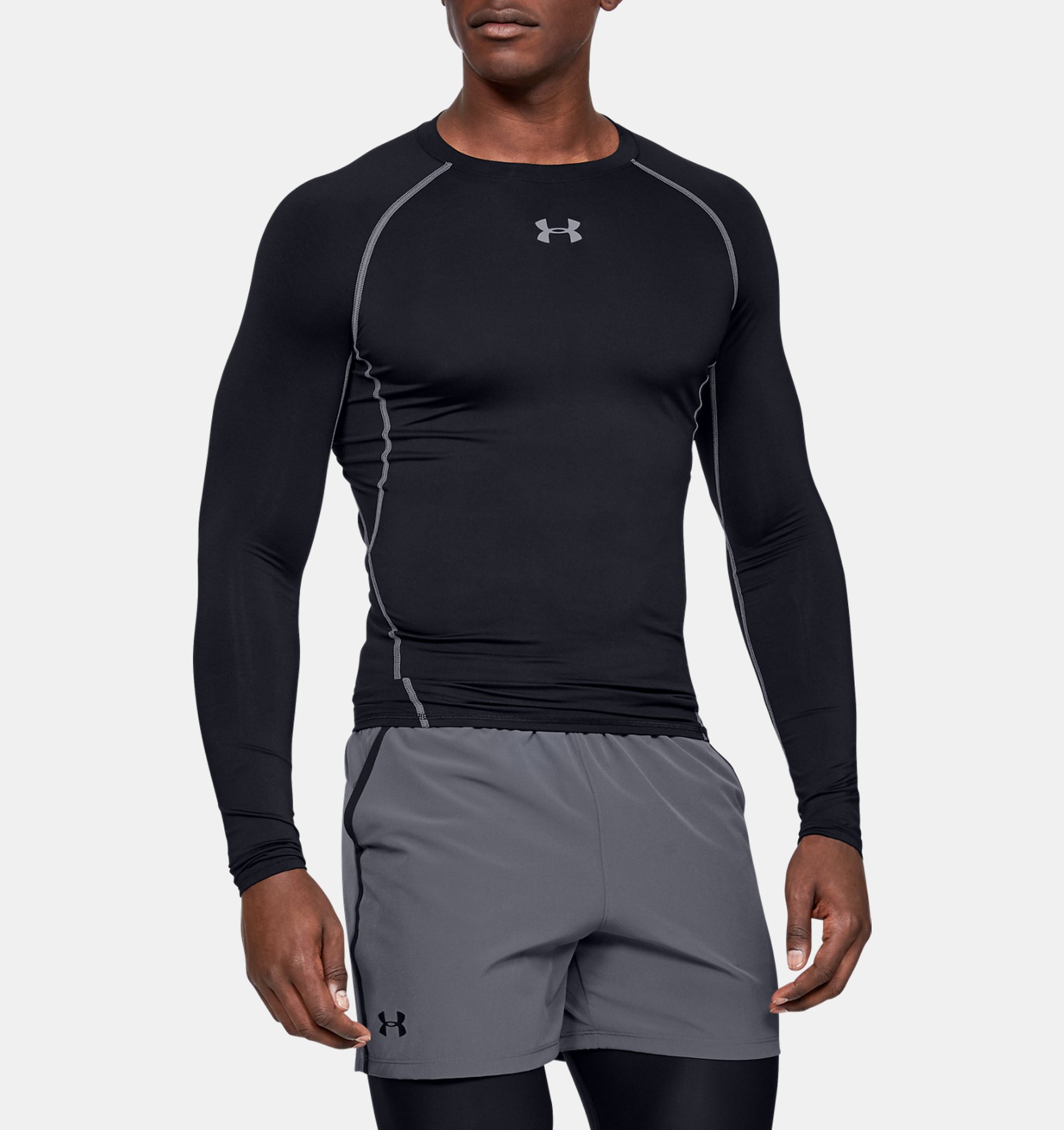 Mens Compression Under Base Layer Vest Tank Long Sleeve T Shirt Gym Sport Tops 